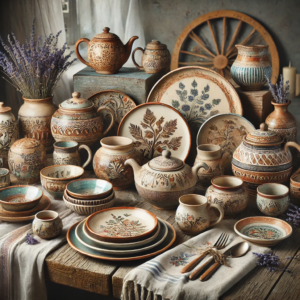 Handmade Pottery and Tableware That Will Wow Your Loved Ones. These visual captures a beautifully arranged display of unique, artisanal pottery pieces that make perfect, thoughtful gifts.