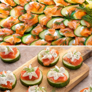 Smoked Salmon Cucumber Bites