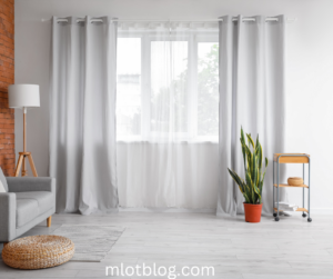 Sheer White Curtains