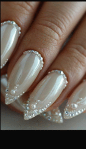Full-Pearl-Embellishments-wedding-nails