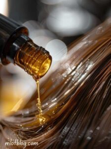 the-image-containsHair-Oil-or-Serum-for-Shine-being-poured-on-a-hair